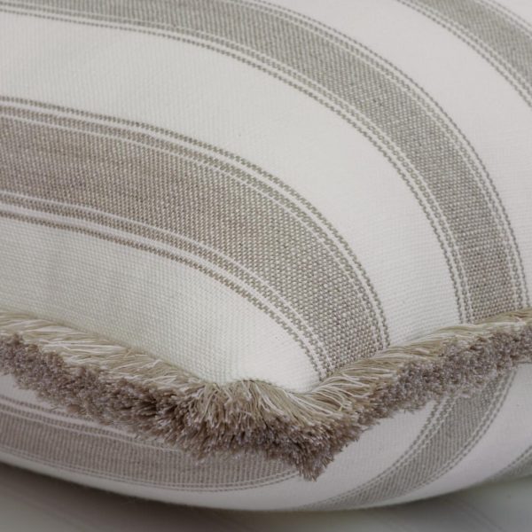 striped outdoor cushion